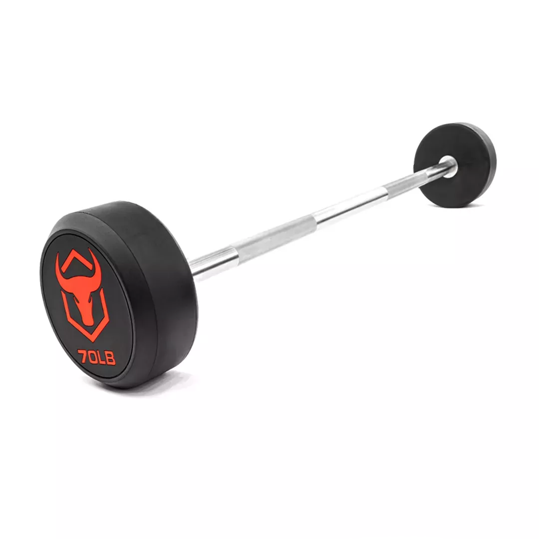 Straight Fixed Commercial Barbells