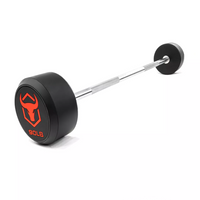 Straight Fixed Commercial Barbells
