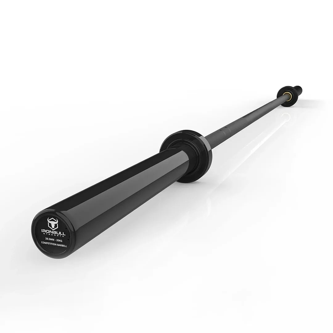 Competition Barbell Black Zinc Iron Bull Strength