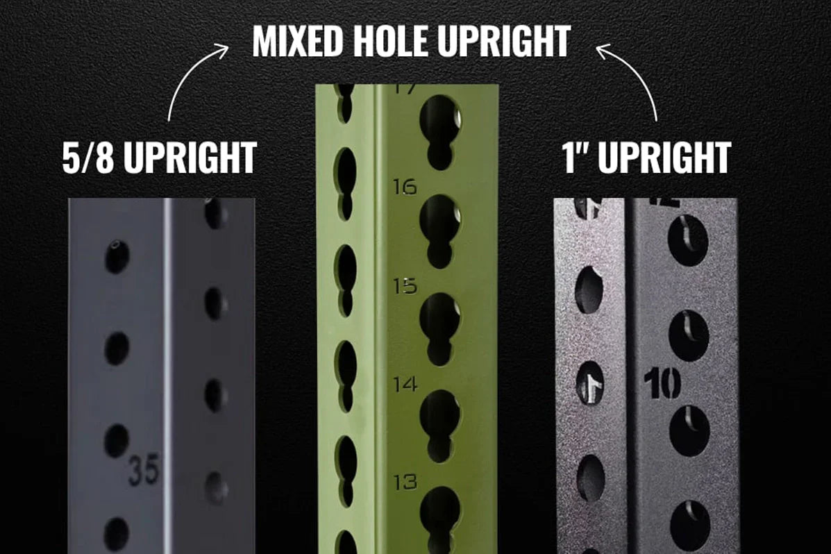 5/8" vs 1" Hole Power Racks: Which Is Best for Your Gym?