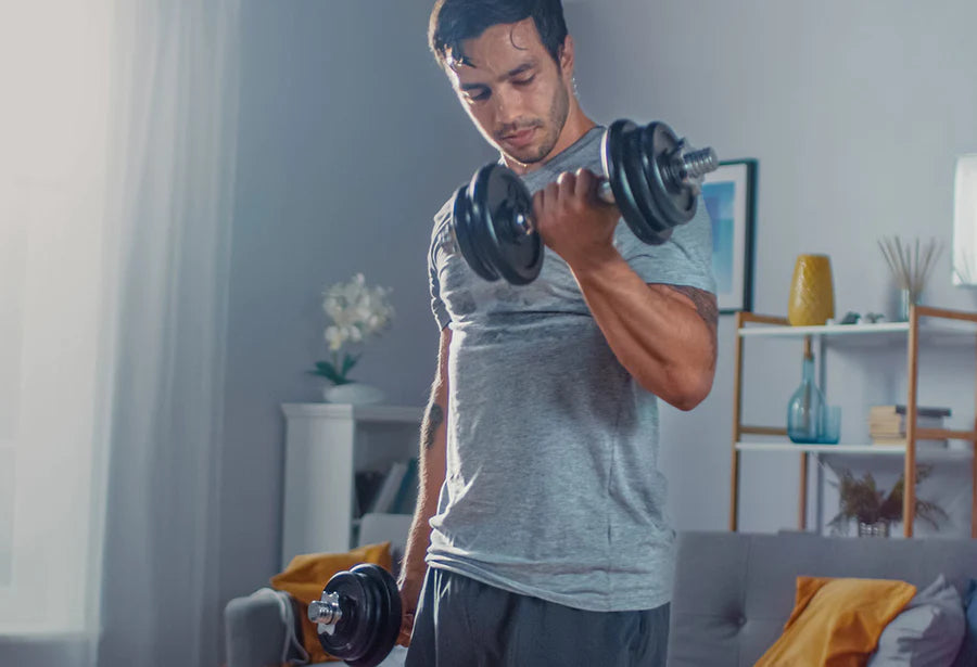 Build muscle, burn fat, get fit with dumbbells home workouts