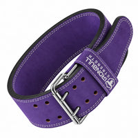 #color_purple | Iron Bull Strength 10mm double prong lifting belt in purple, front view