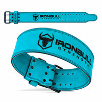 #color_olympic-blue | Iron Bull Strength 10mm powerlifting belt in blue, front view