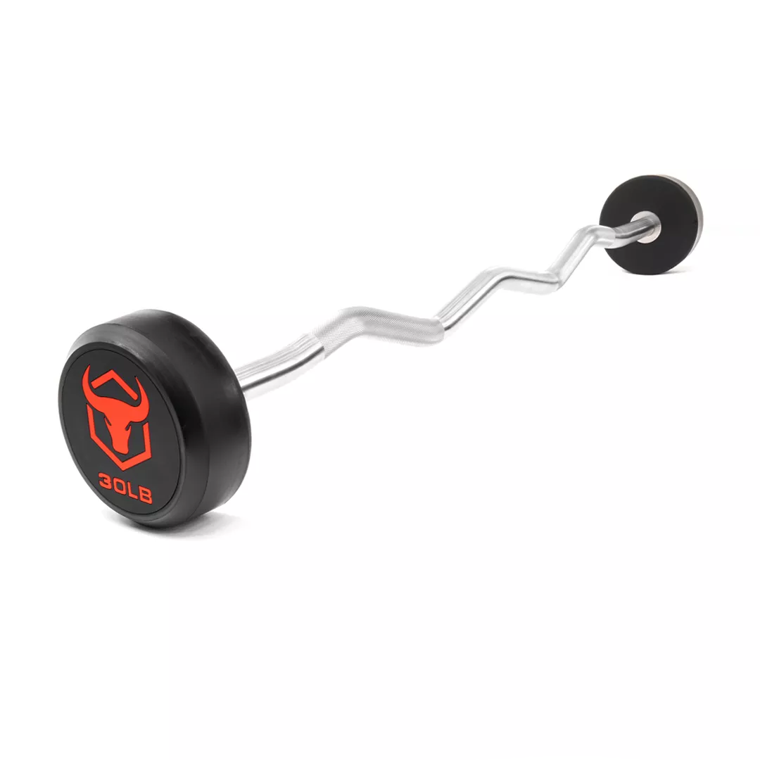 EZ-Curl Fixed Commercial Barbells