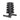 5-25 LB Rubber Hex Dumbbell Set with Vertical Storage Rack (5 Pairs)
