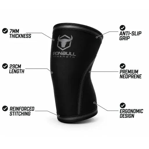 #color_black | 7mm knee sleeves features