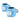 #color_baby-blue | Iron Bull Strength ankle straps in black, multi view