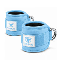 #color_baby-blue | Iron Bull Strength ankle straps in black, multi view
