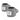 #color_grey | Iron Bull Strength ankle straps in black, multi view