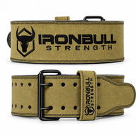 #color_milspec-green | Iron Bull Strength 10mm double prong lifting belt in milspec green, multi view