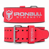 #color_pink | Iron Bull Strength 10mm double prong leather lifting belt pink