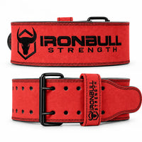 #color_red | Iron Bull Strength 10mm double prong leather lifting belt red
