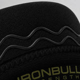 #color_black-milspec-green | Close-up of anti-slip feature on Iron Bull Strength 7mm knee sleeves

