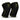 #color_black-milspec-green | Iron Bull Strength 7mm knee sleeves in black, front view
