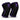 #color_black-purple | Iron Bull Strength 7mm knee sleeves in black, front view

