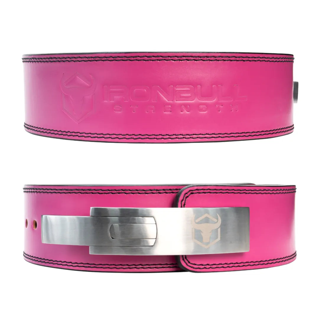 Premium 10mm 3" Pink Lever Belt - IPF Approved