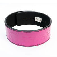 Premium 10mm 4" Pink Lever Belt - IPF Approved