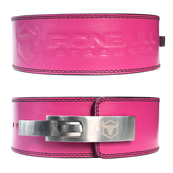 Inzer Forever Lever Belt™ 10mm - Pink XS Powerlifting Lever Buckle 10mm Belt - Pink | Flexz Fitness main image 3