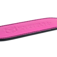 Premium 10mm Tapered Single Prong Pink Belt - IPF Approved