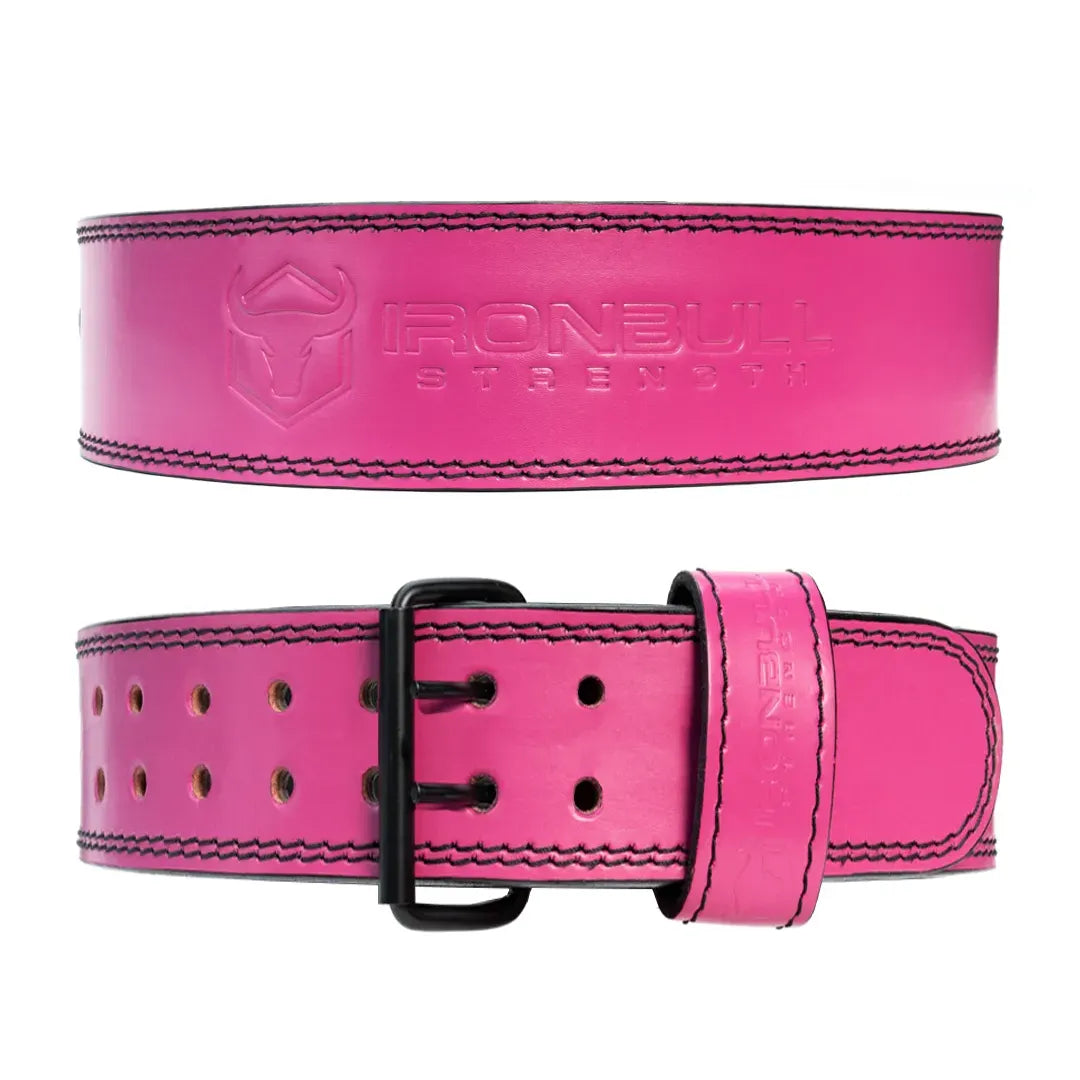 Premium 7mm 3" Double Prong Pink Belt - IPF Approved