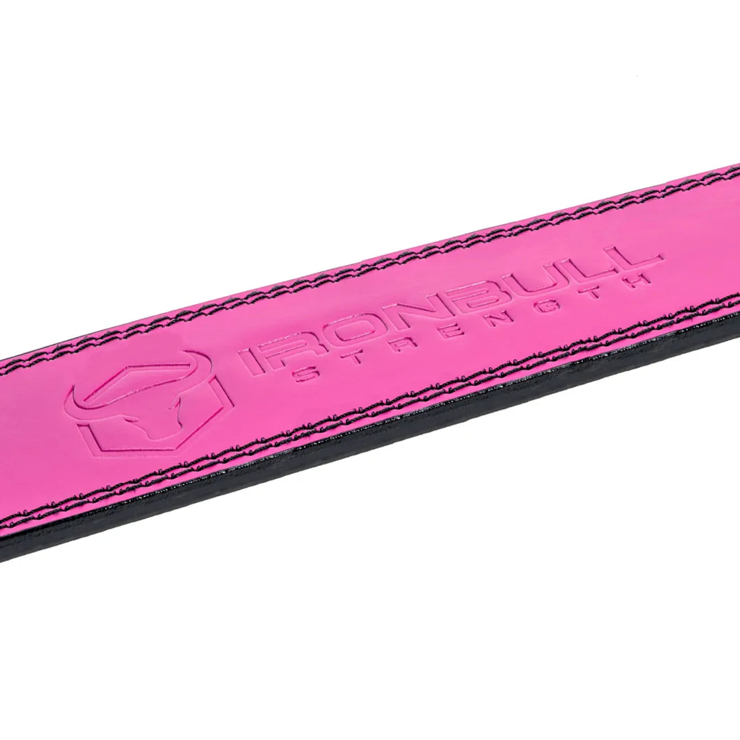 Premium 7mm 3" Double Prong Pink Belt - IPF Approved