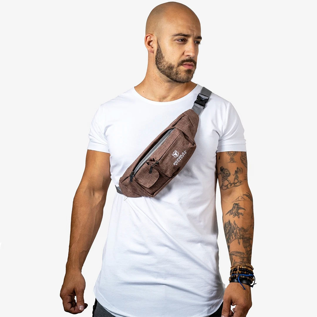 Fanny pack worn cross body sale